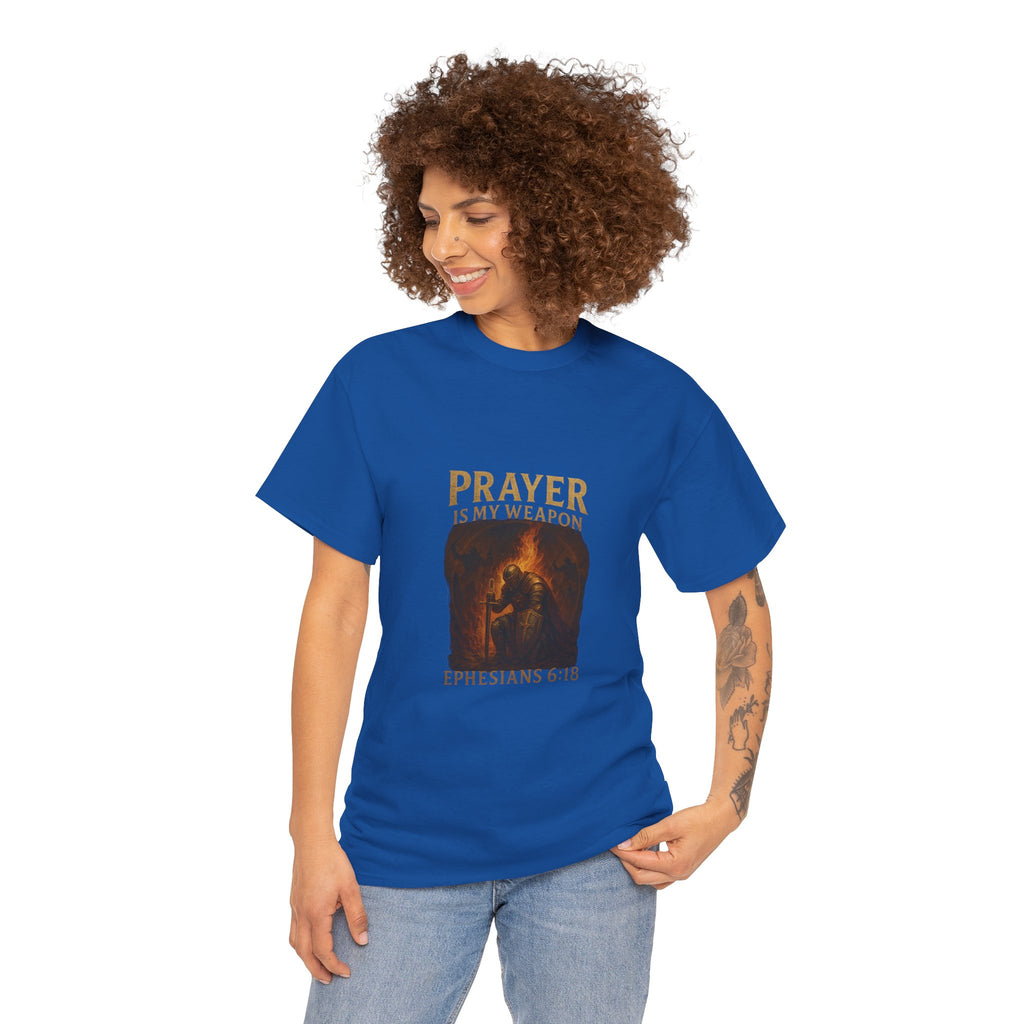 Prayer Warrior Tee, Unisex Heavy Cotton Tee