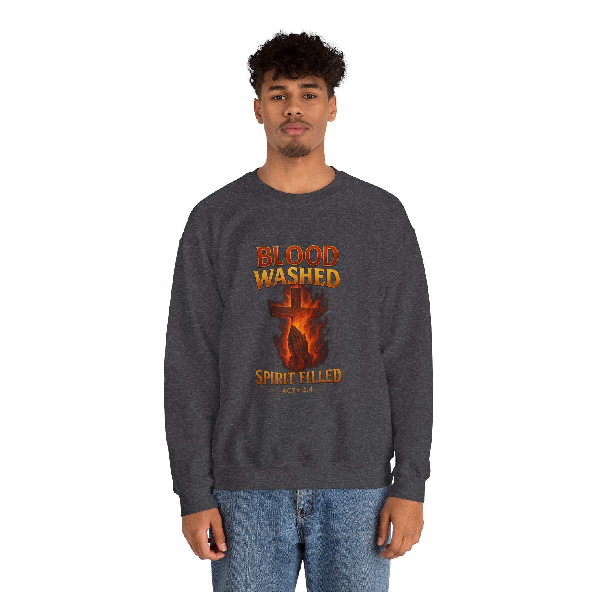 Blood Washed Spirit Filled Sweatshirt