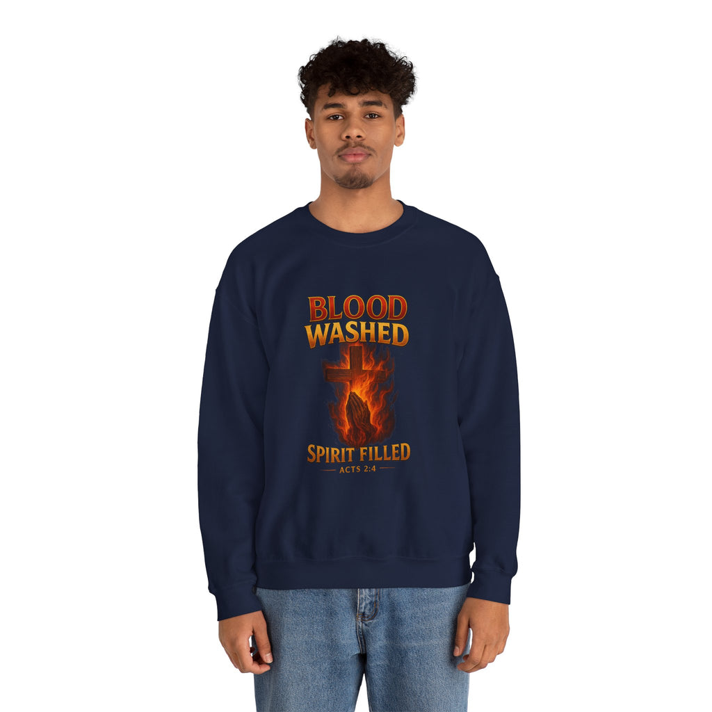 Blood Washed Spirit Filled Sweatshirt