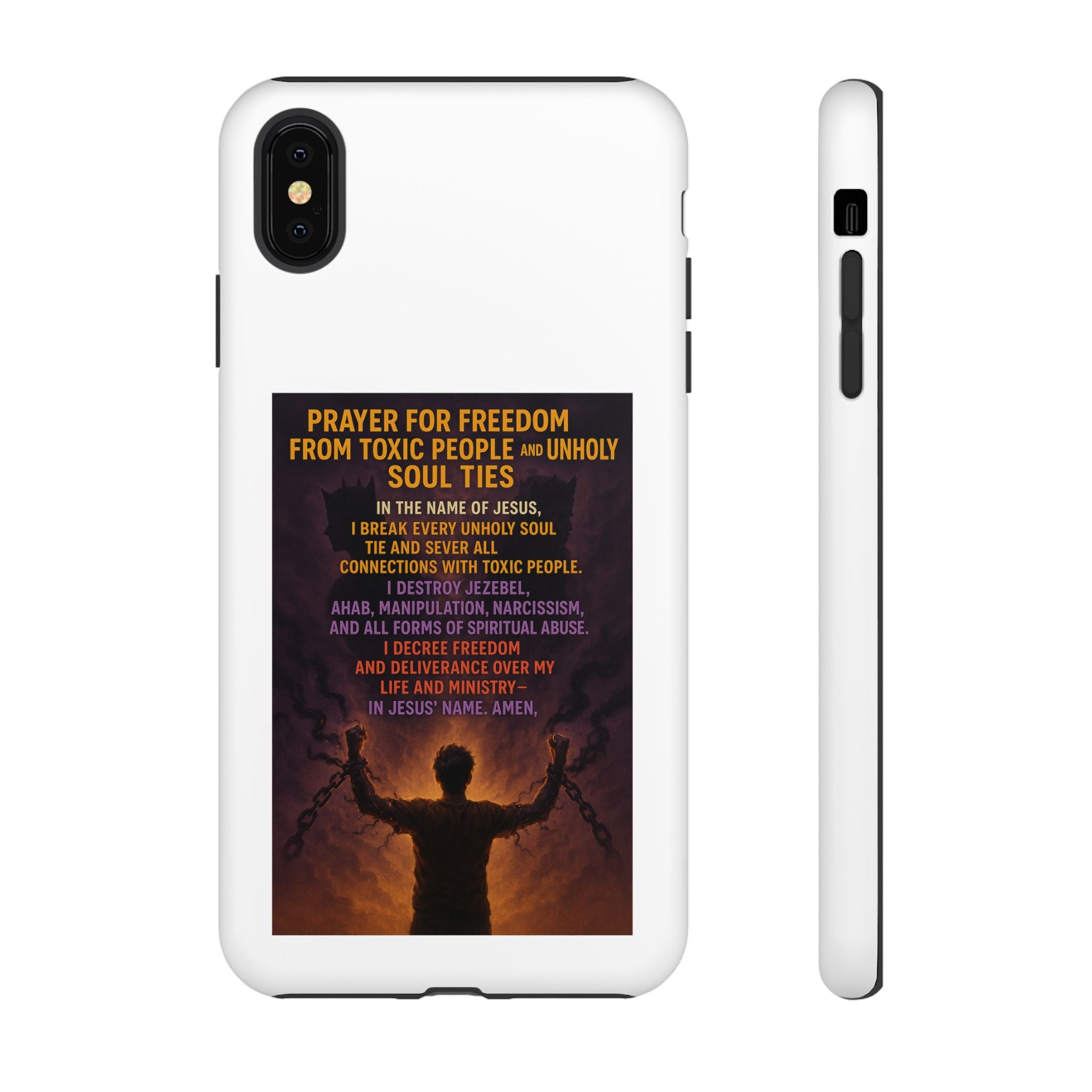 Tough Cases: Empowering Phone Case with Inspirational Prayer