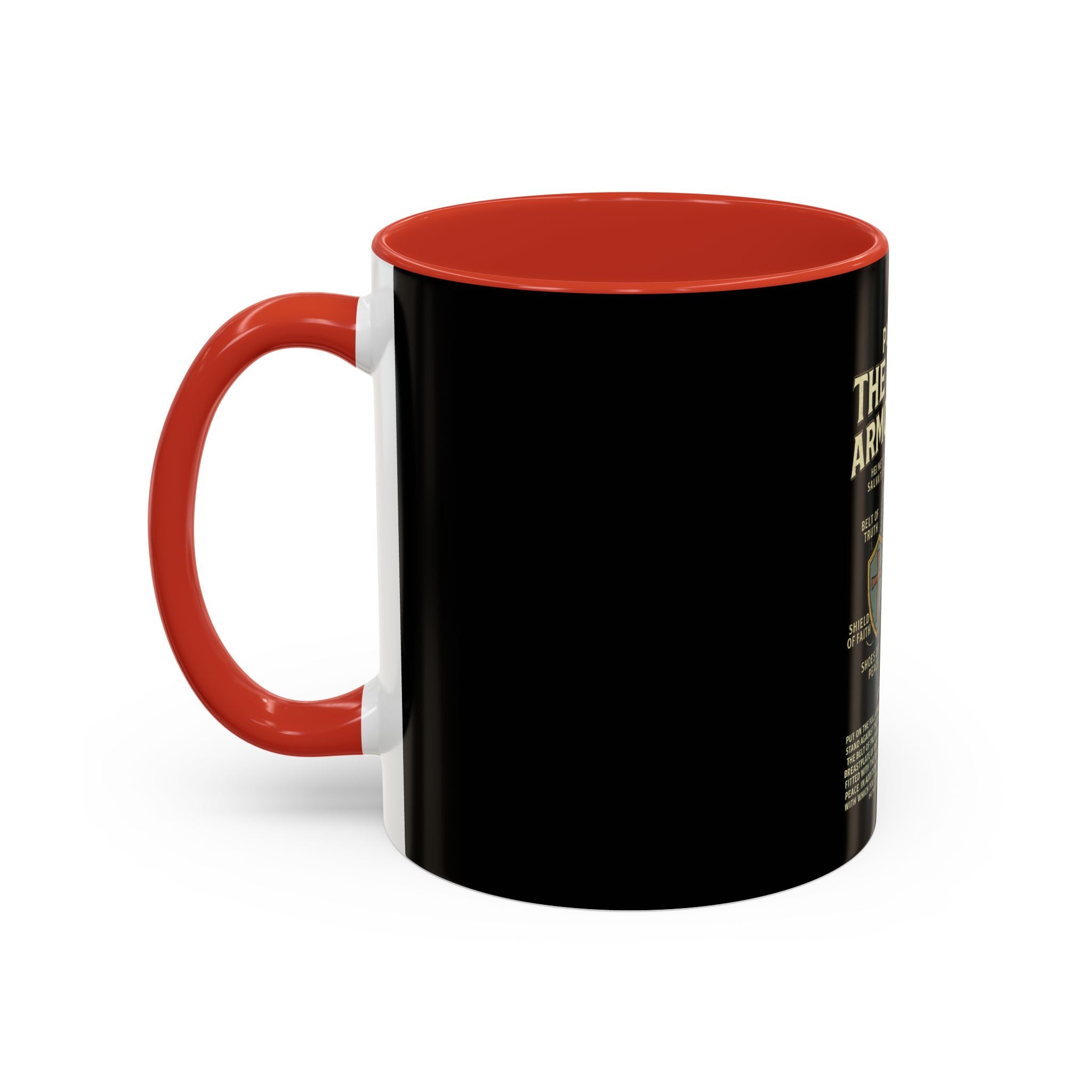Faith-Inspired Black Coffee Mug