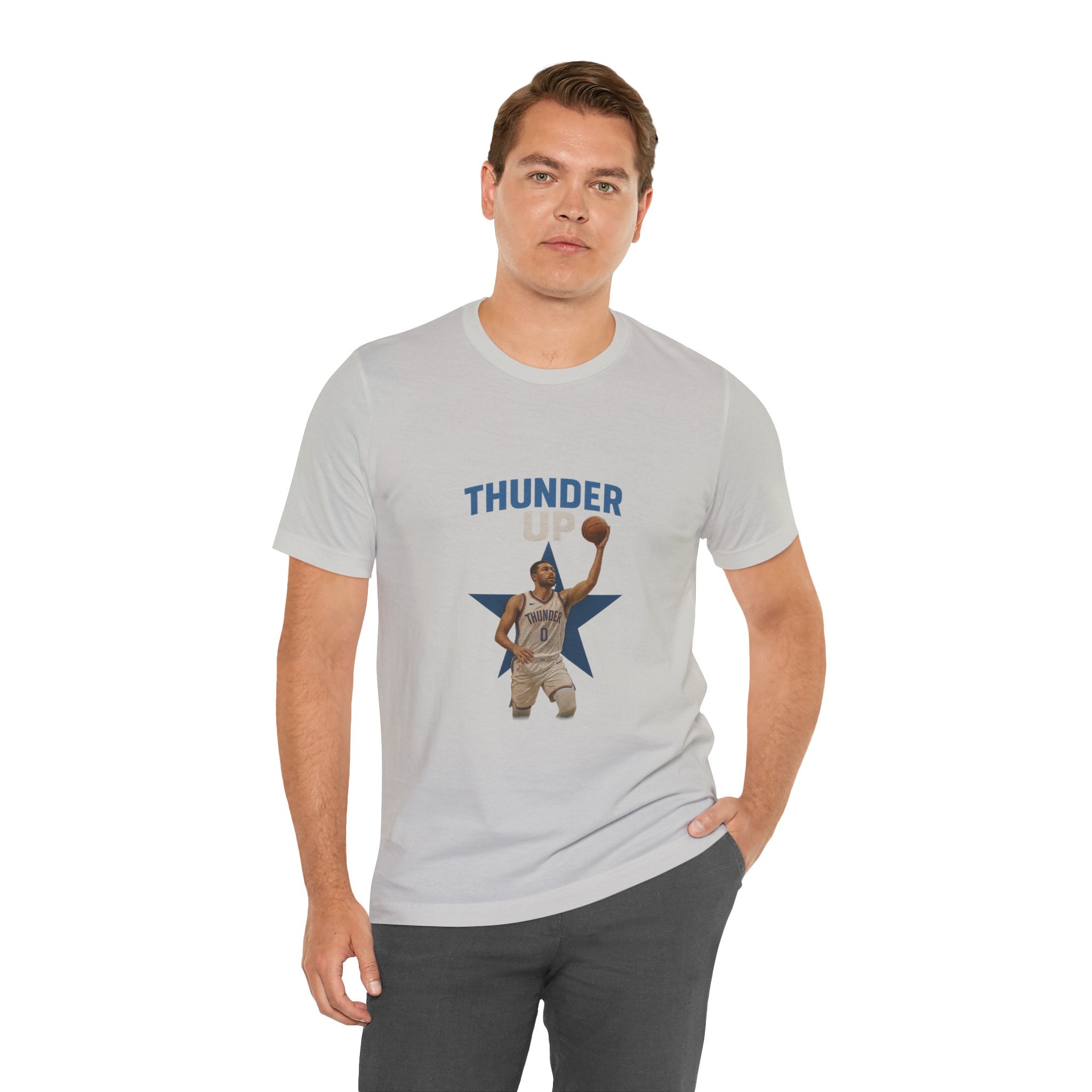 Thunder Up Basketball Tee
