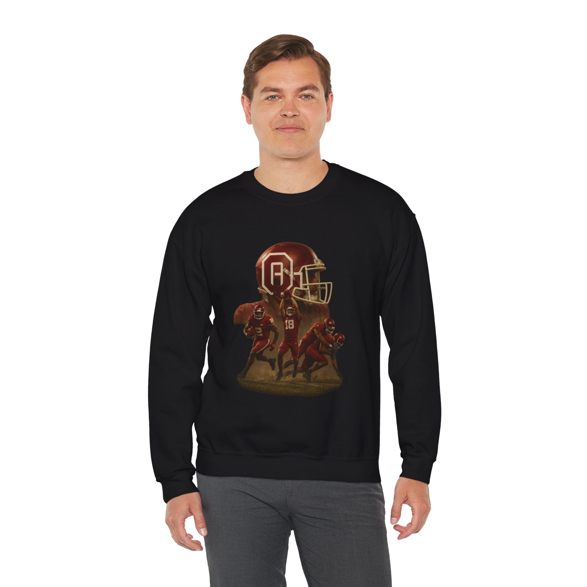 Vintage Football Crewneck Sweatshirt