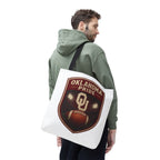 Oklahoma Pride Football Tote Bag