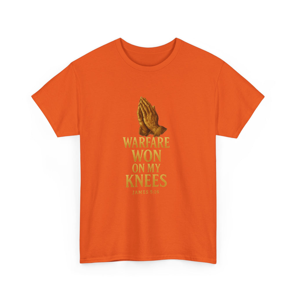 Warfare Won on My Knees Unisex Tee