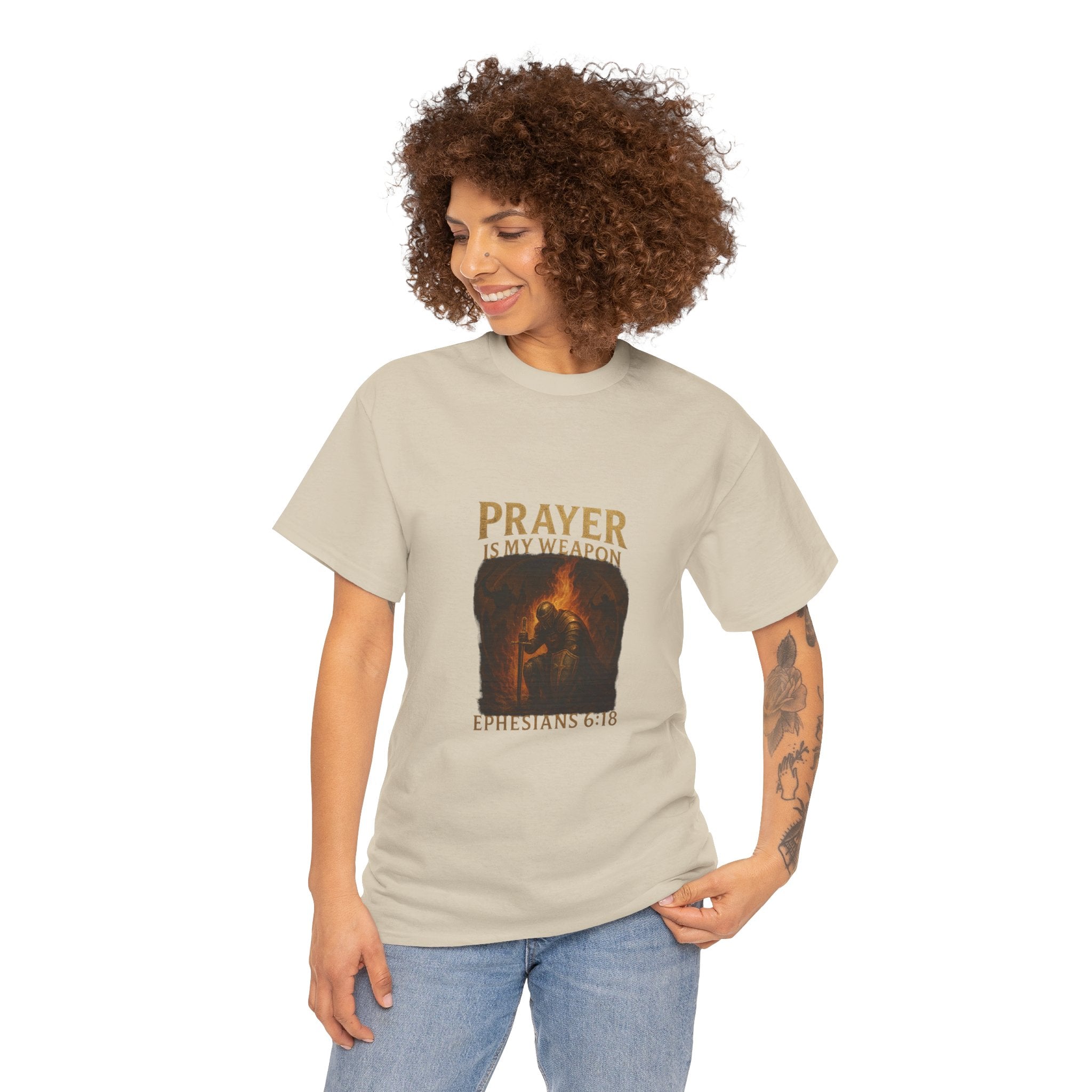 Prayer Warrior Tee, Unisex Heavy Cotton Tee