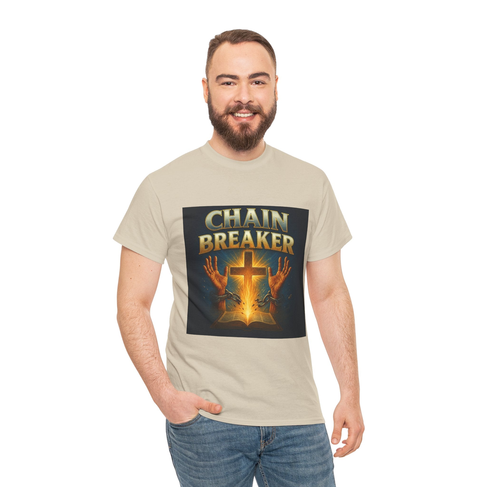 Chain Breaker Unisex Heavy Cotton Tee