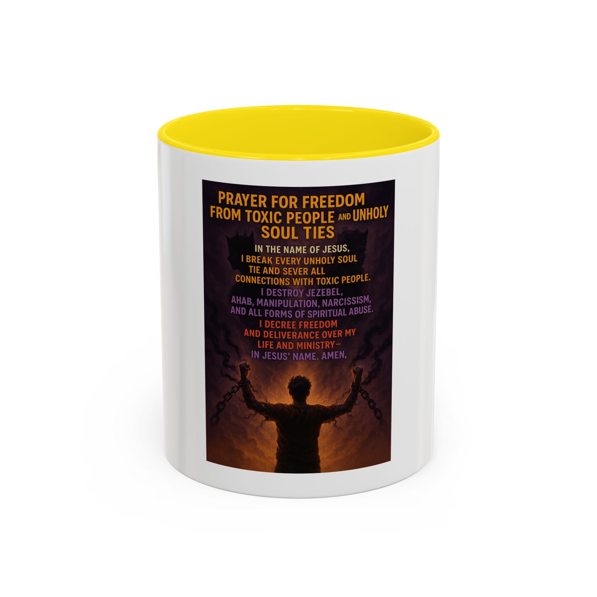Inspirational Prayer Coffee Mug for Freedom