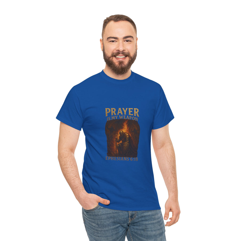 Prayer Warrior Tee, Unisex Heavy Cotton Tee