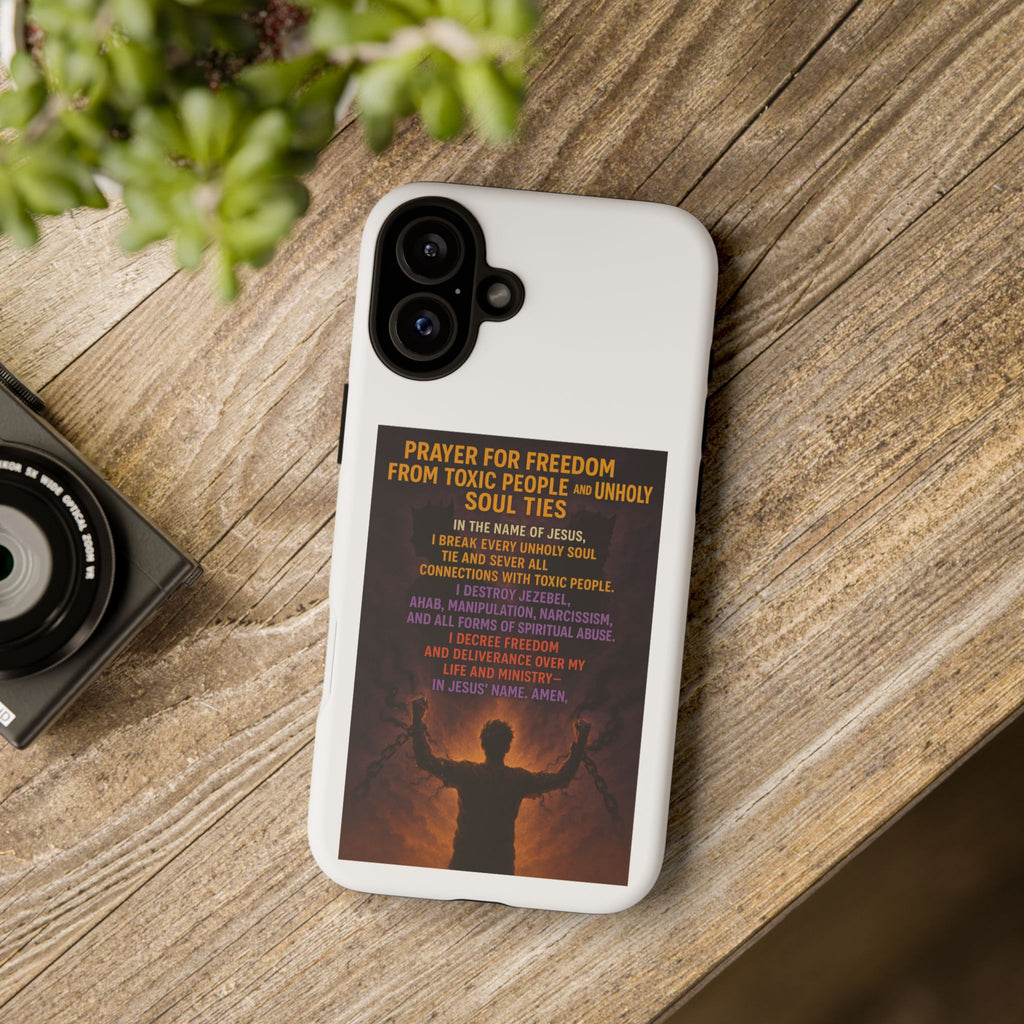 Tough Cases: Empowering Phone Case with Inspirational Prayer