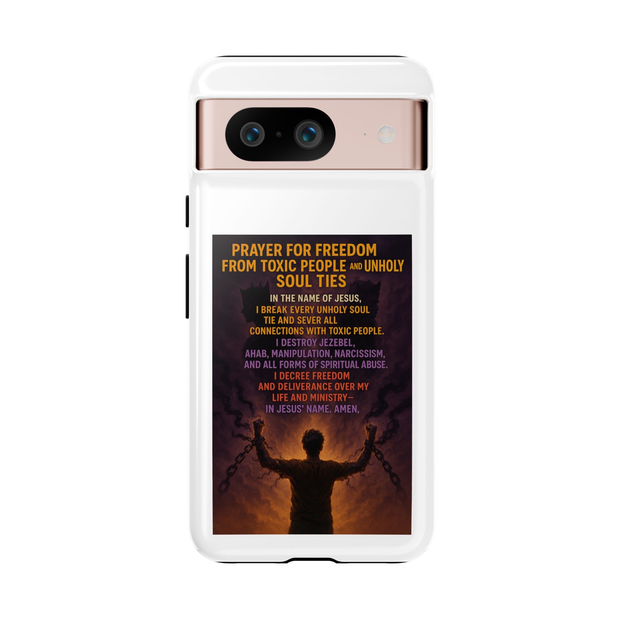 Tough Cases: Empowering Phone Case with Inspirational Prayer