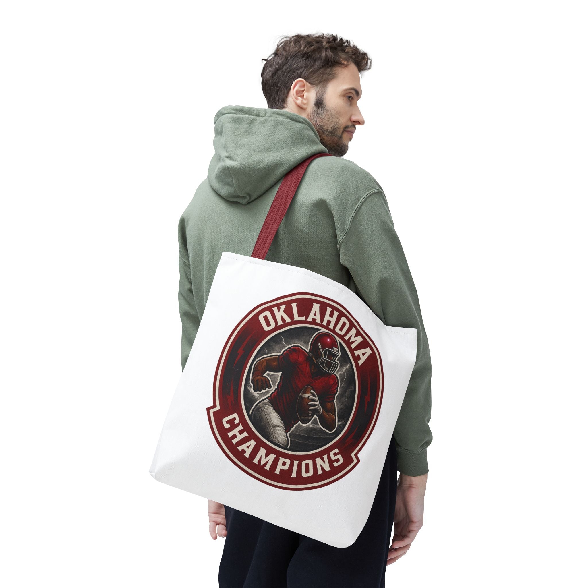 Oklahoma Champions Tote Bag, Sports Fan Tote