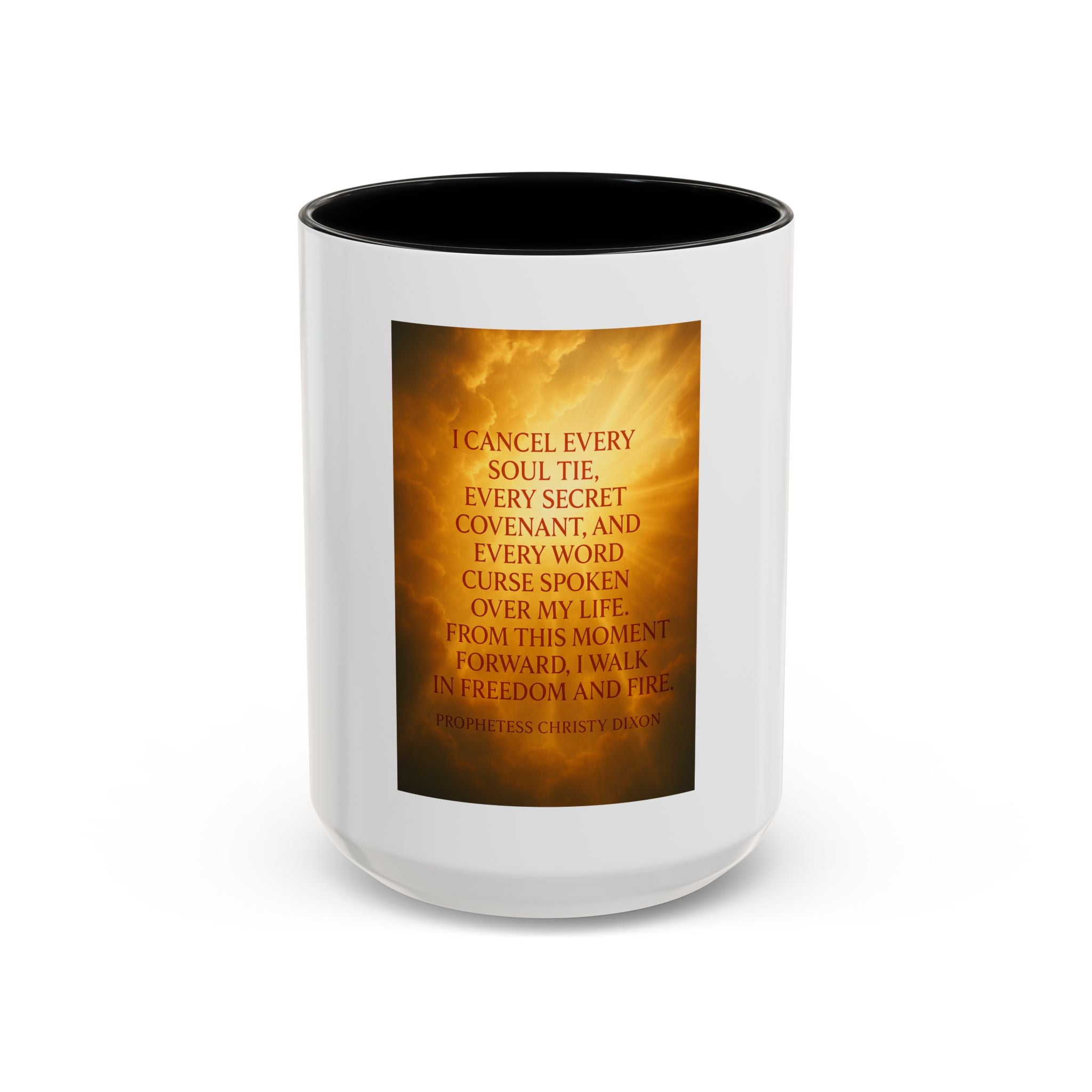 Inspirational Accent Coffee Mug