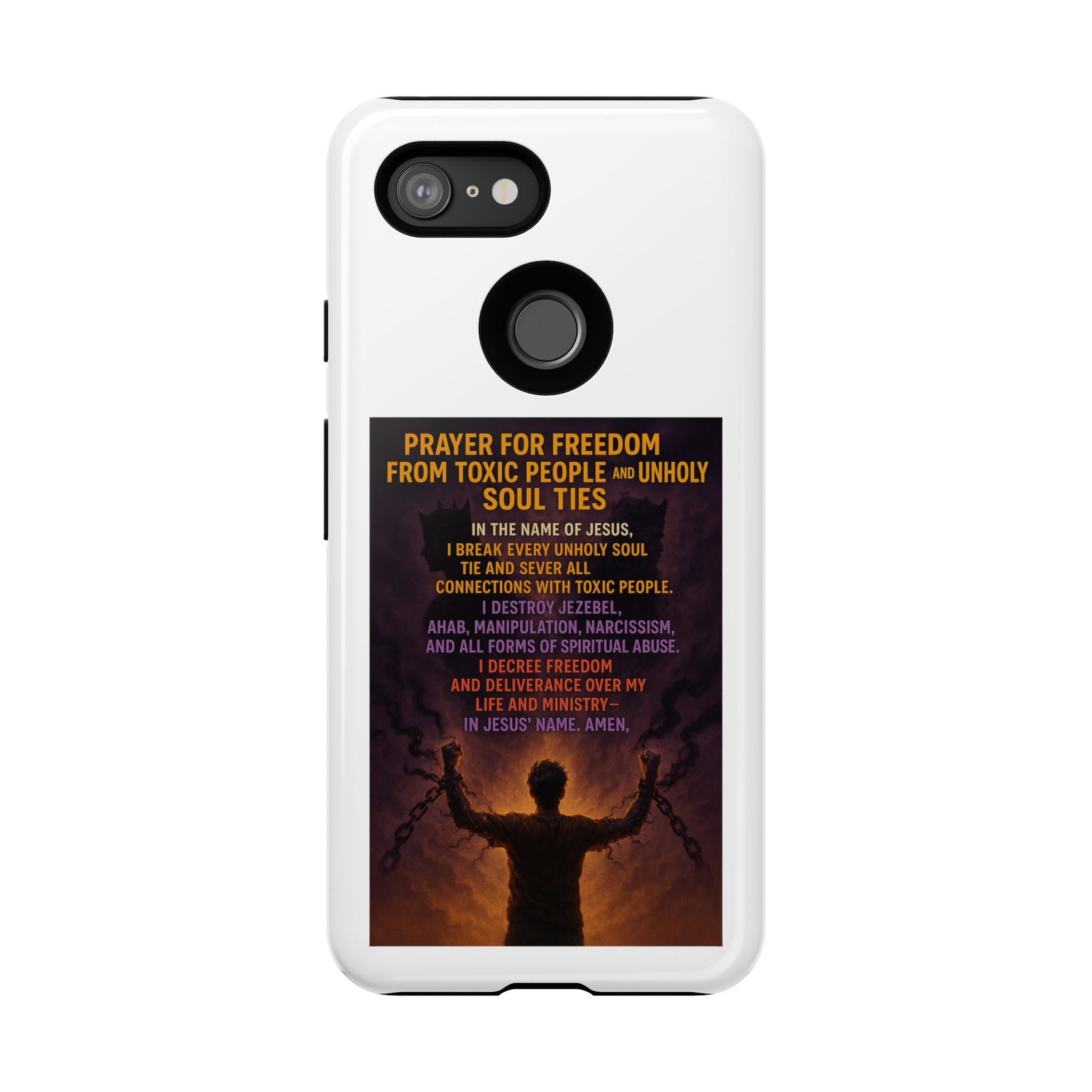 Tough Cases: Empowering Phone Case with Inspirational Prayer