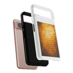Inspirational Phone Case: Walk in Freedom and Fire