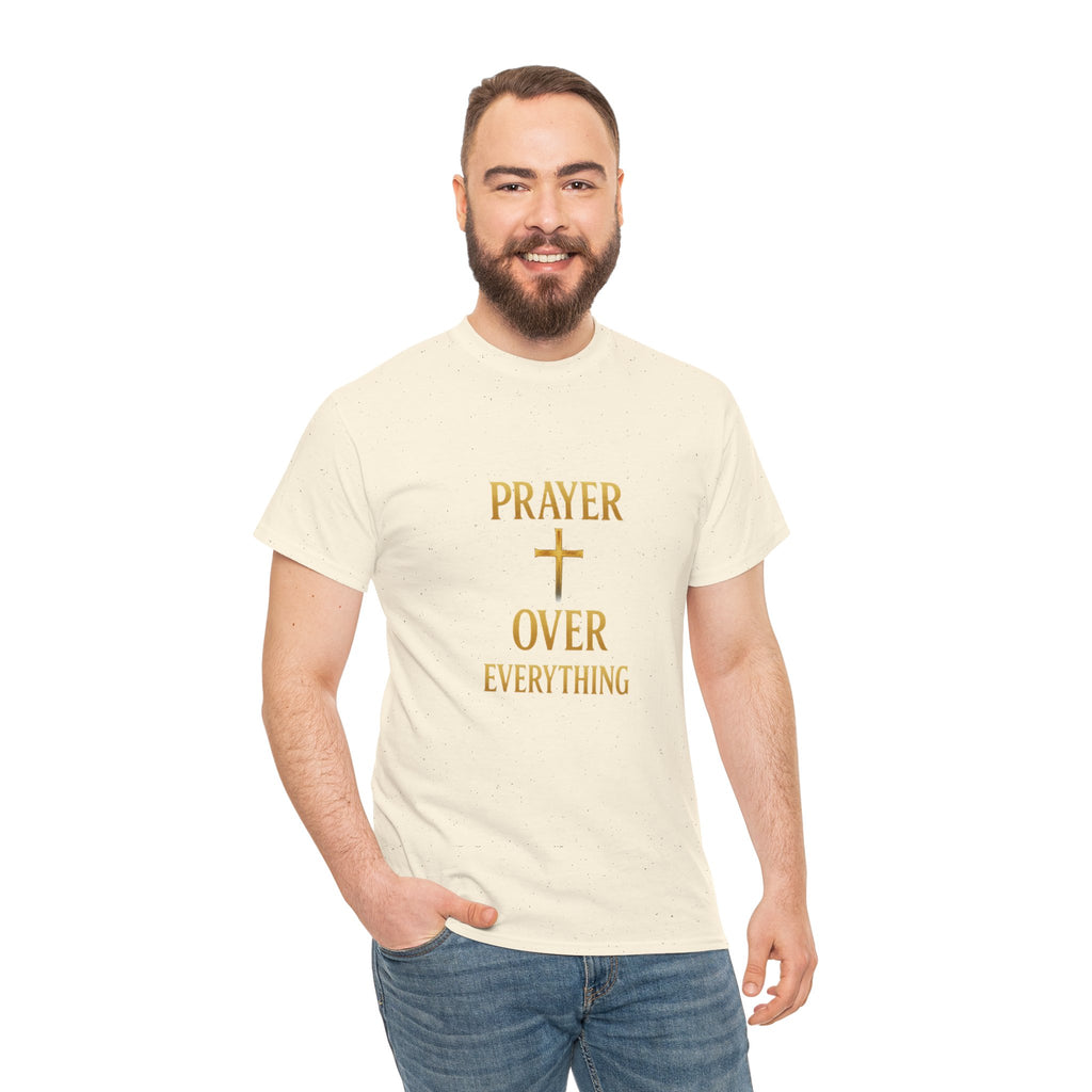 Prayer Over Everything Unisex Heavy Cotton Tee