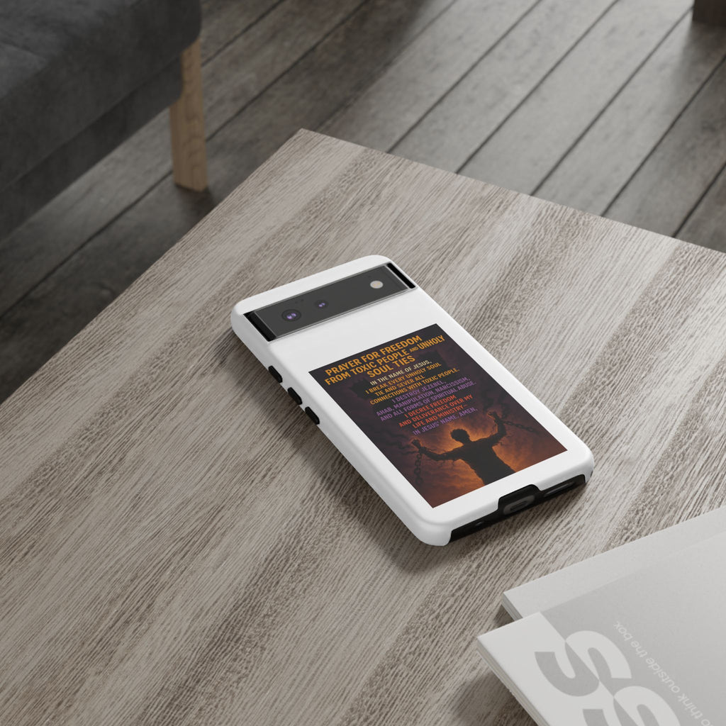 Tough Cases: Empowering Phone Case with Inspirational Prayer