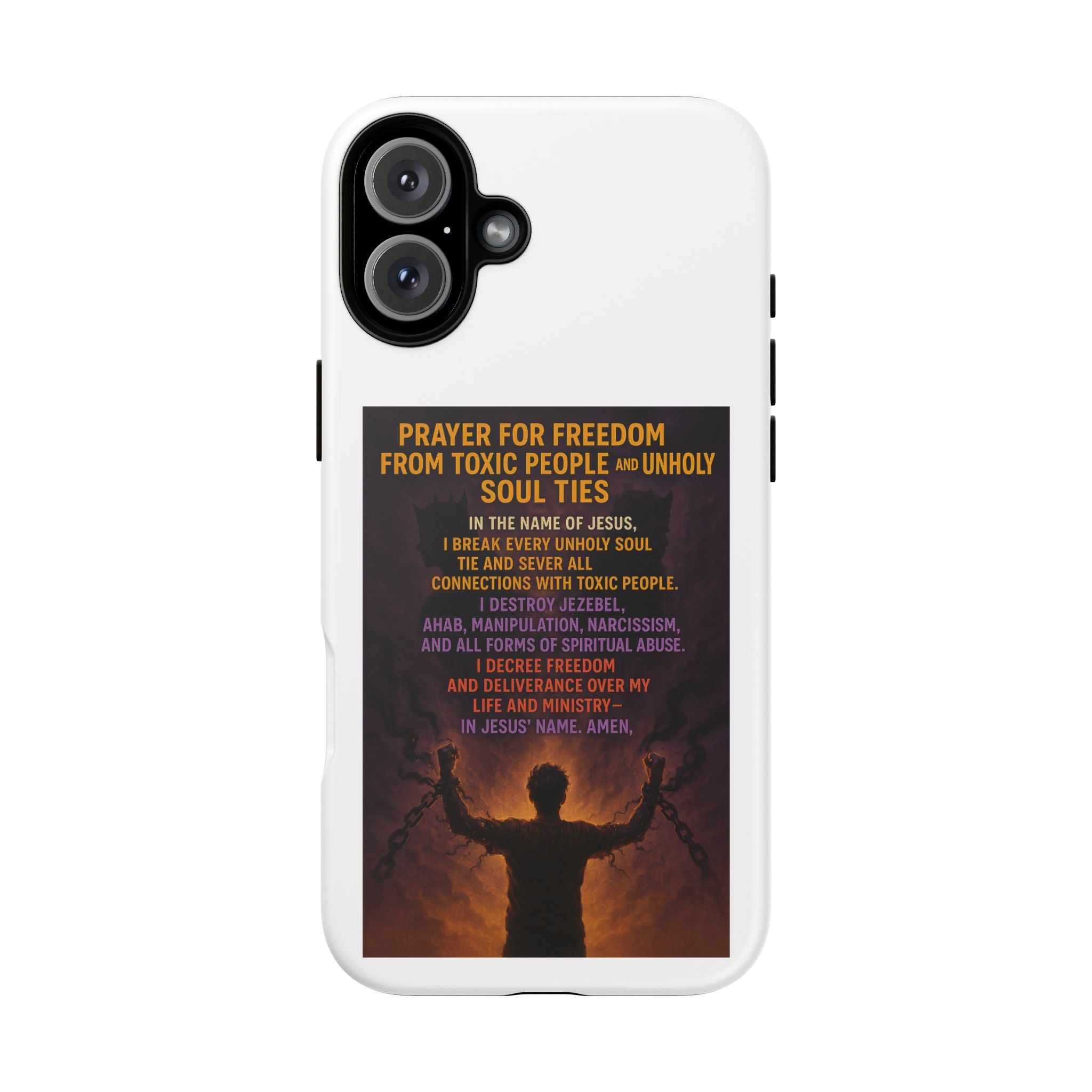 Tough Cases: Empowering Phone Case with Inspirational Prayer
