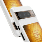 Inspirational Phone Case: Walk in Freedom and Fire