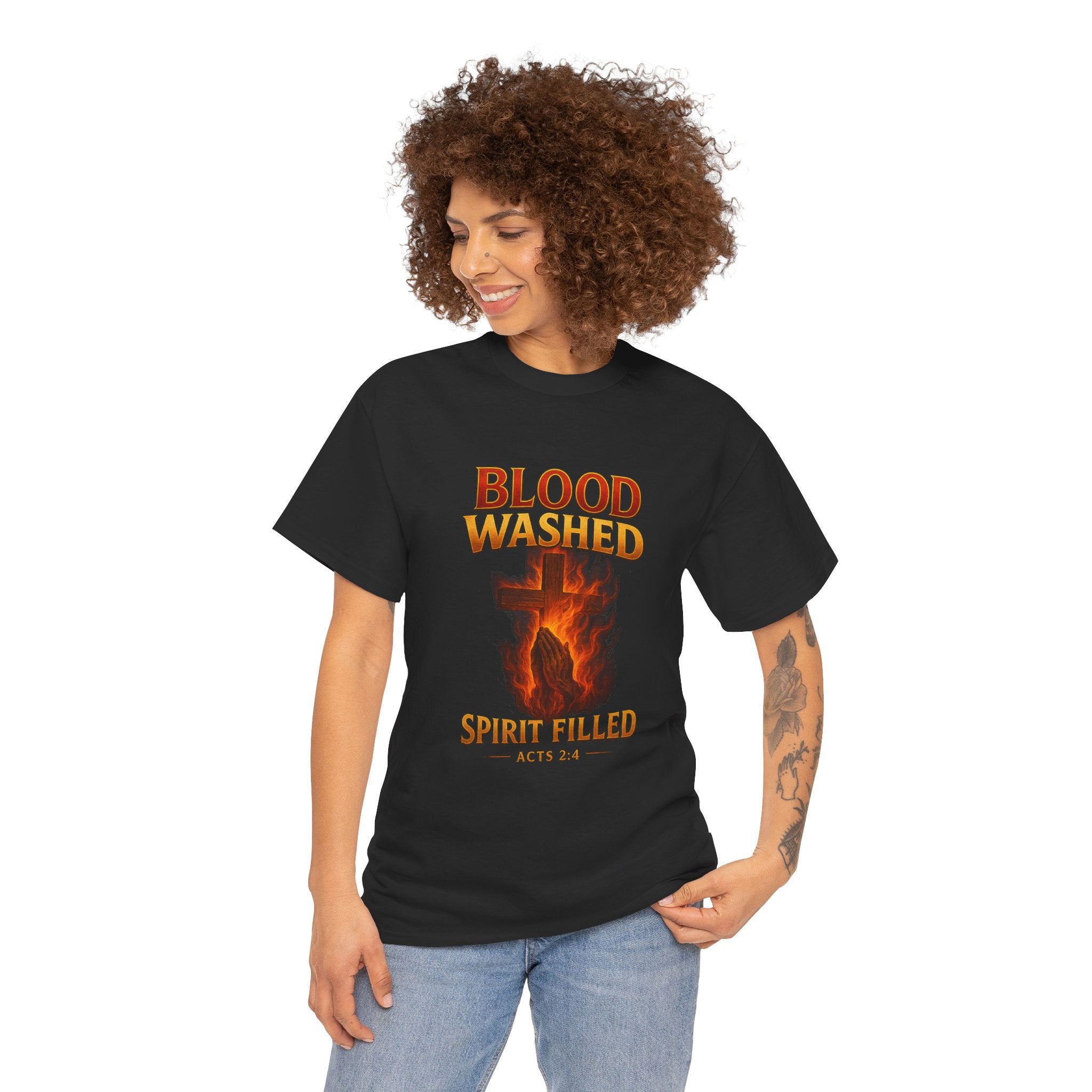 Faith-Inspired Unisex Heavy Cotton Tee
