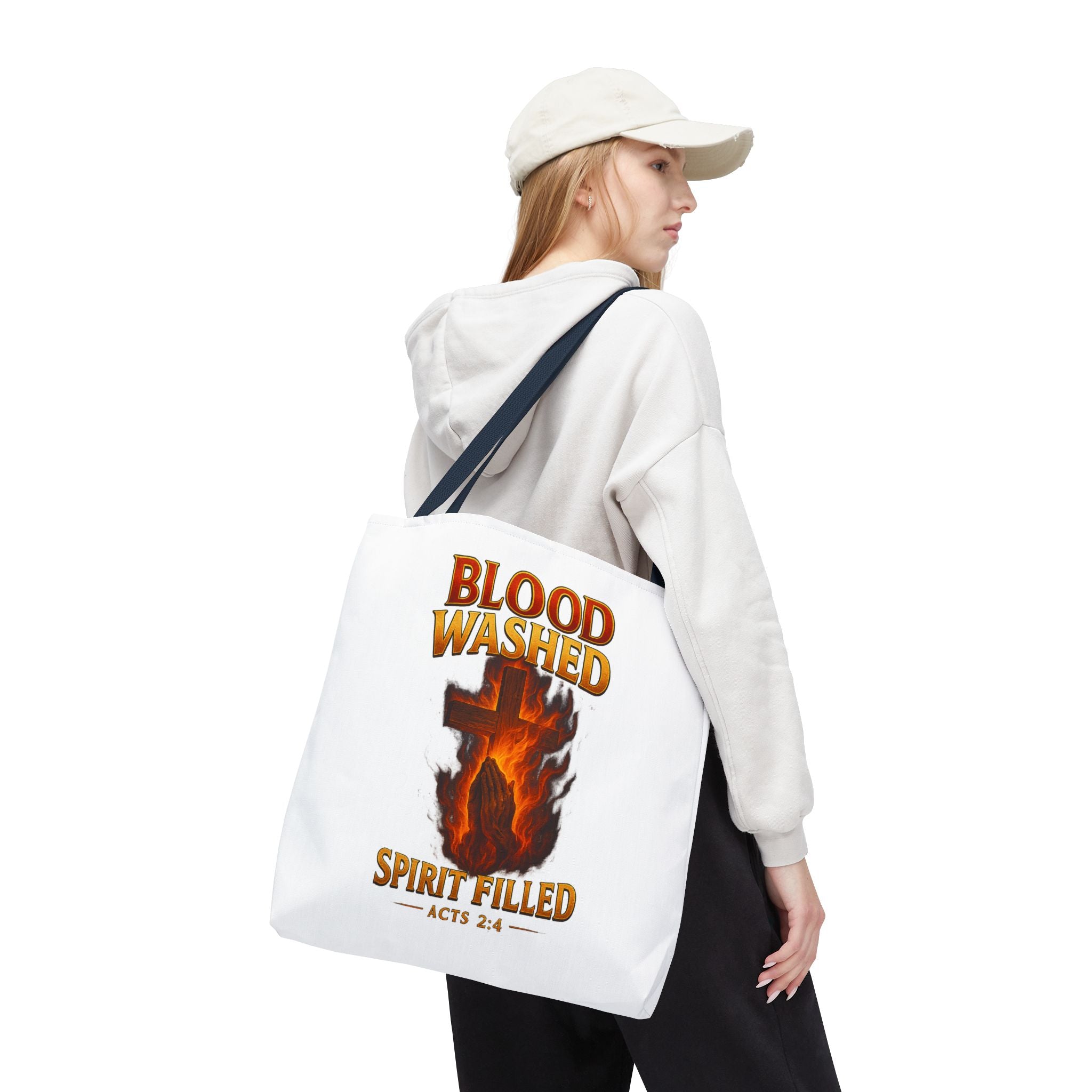 Blood Washed Spirit Filled Tote Bag