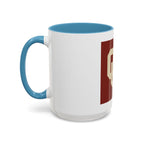 Crimson Accent Coffee Mug with OU Logo