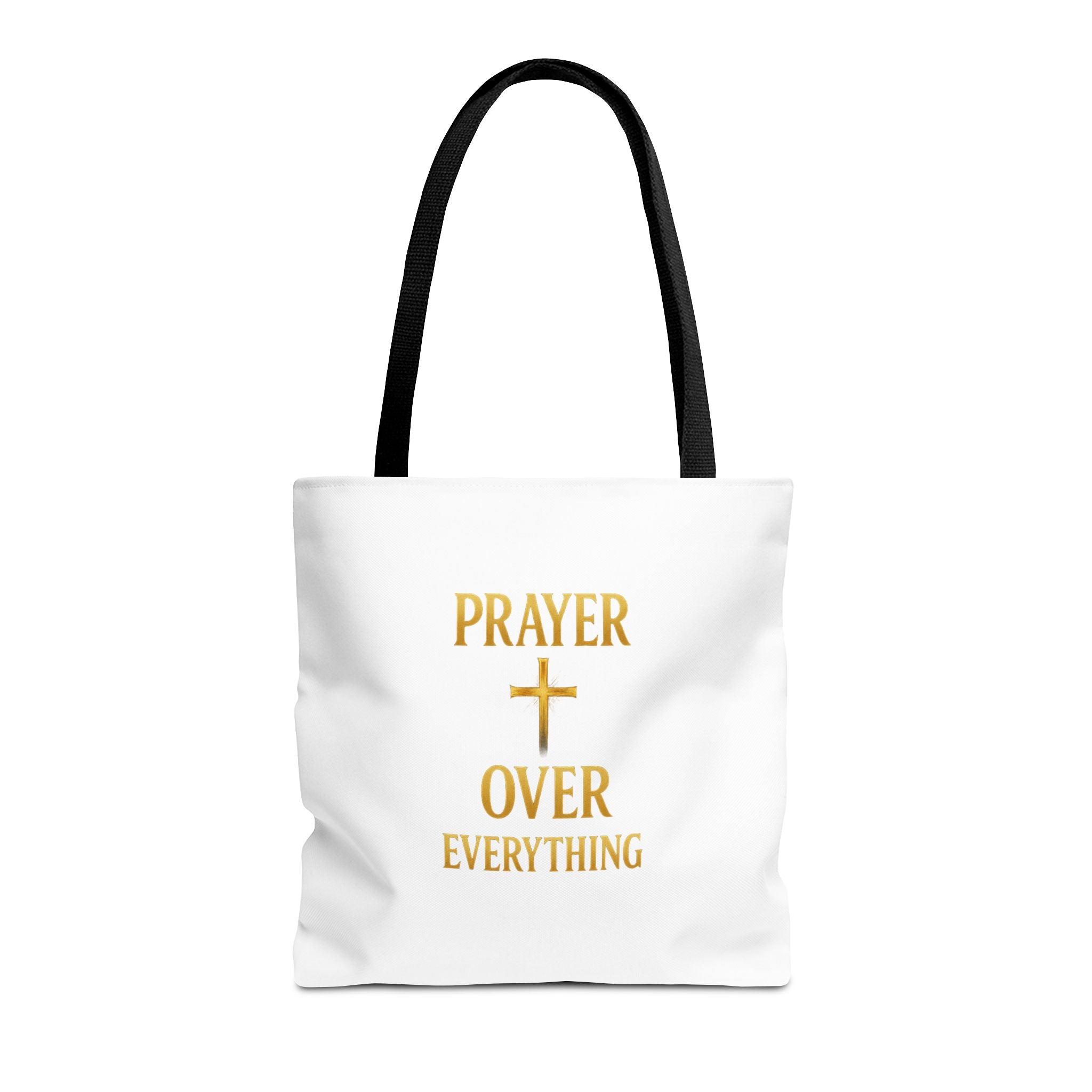 Faith-Inspired Tote Bag - "Prayer Over Everything"