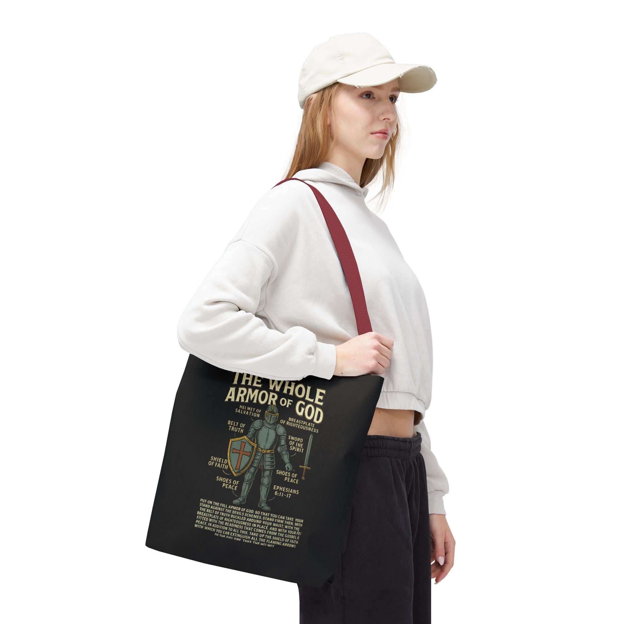 Inspirational Armor of God Tote Bag
