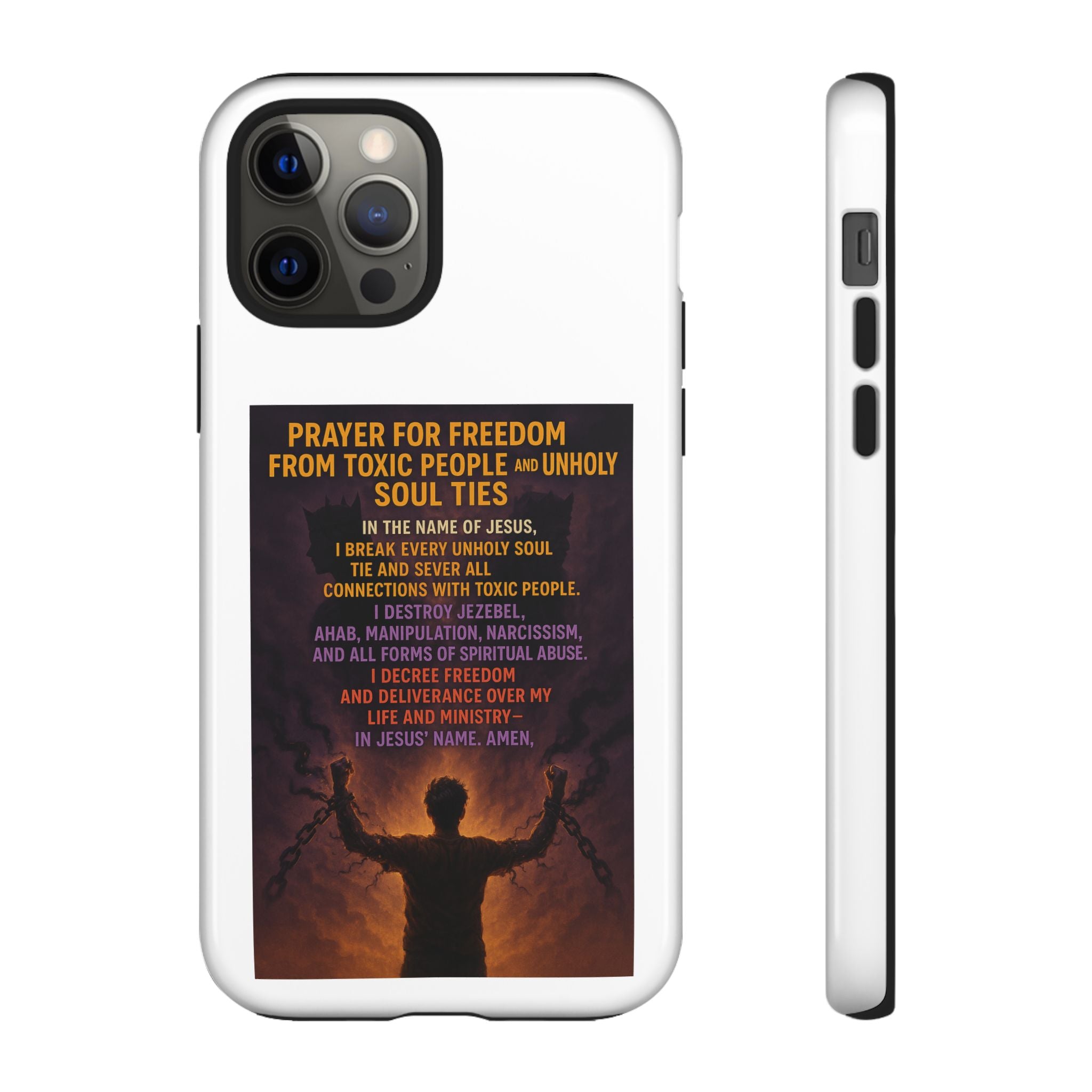 Tough Cases: Empowering Phone Case with Inspirational Prayer