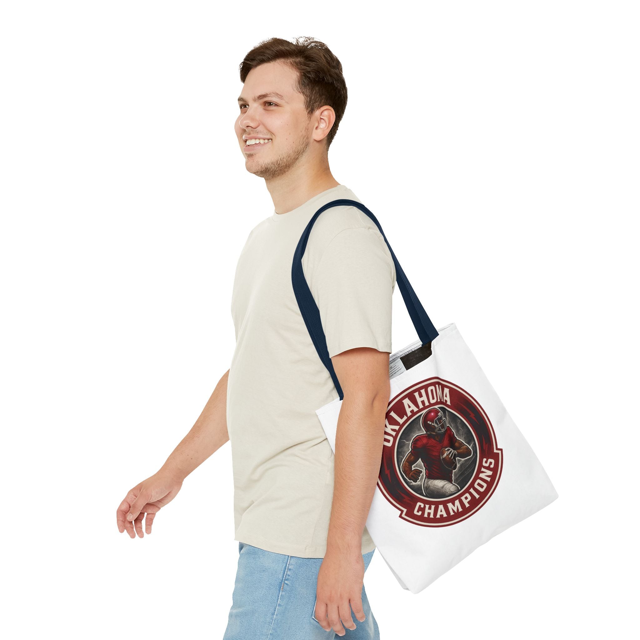 Oklahoma Champions Tote Bag, Sports Fan Tote