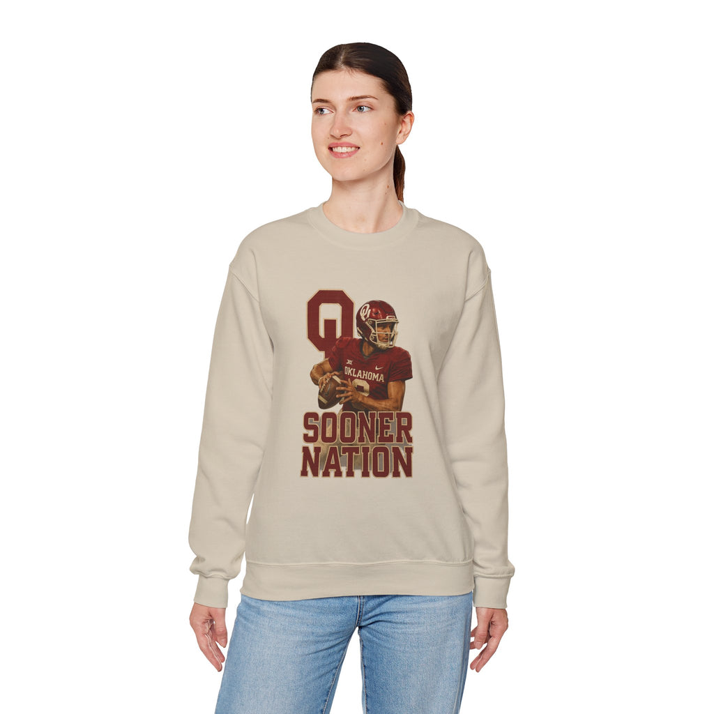 Bold Sooner Nation Crewneck Sweatshirt