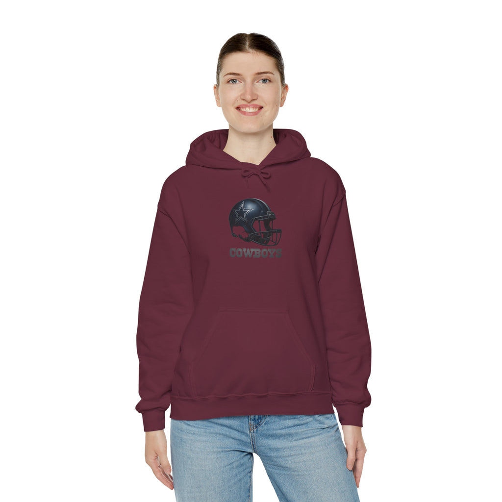 Cowboys Football Hoodie - Unisex Heavy Blend Sweatshirt, Team Spirit Wear, Game Day Apparel, Gift for Fans, Cozy Sportswear