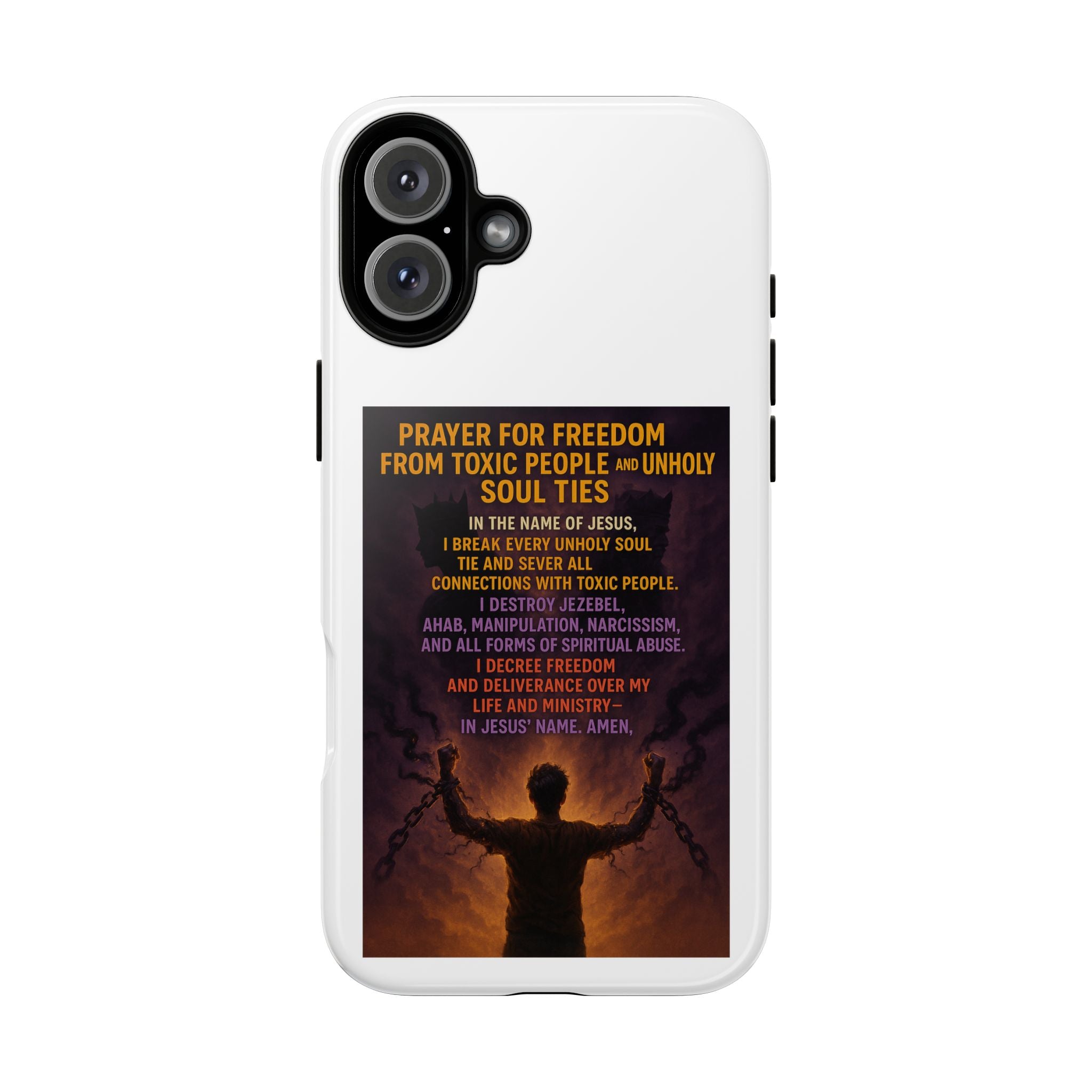 Tough Cases: Empowering Phone Case with Inspirational Prayer