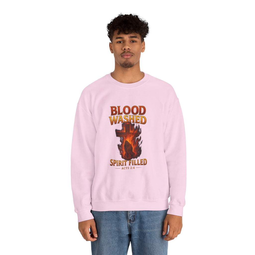 Blood Washed Spirit Filled Sweatshirt