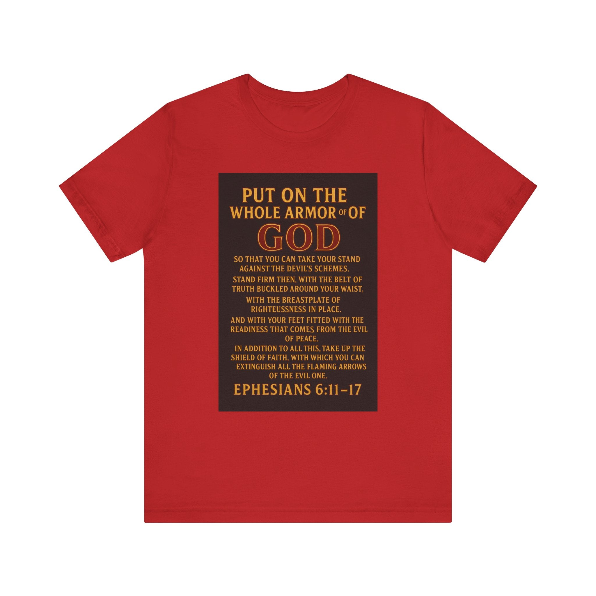 Faith-Inspired Short Sleeve Tee -Shirt