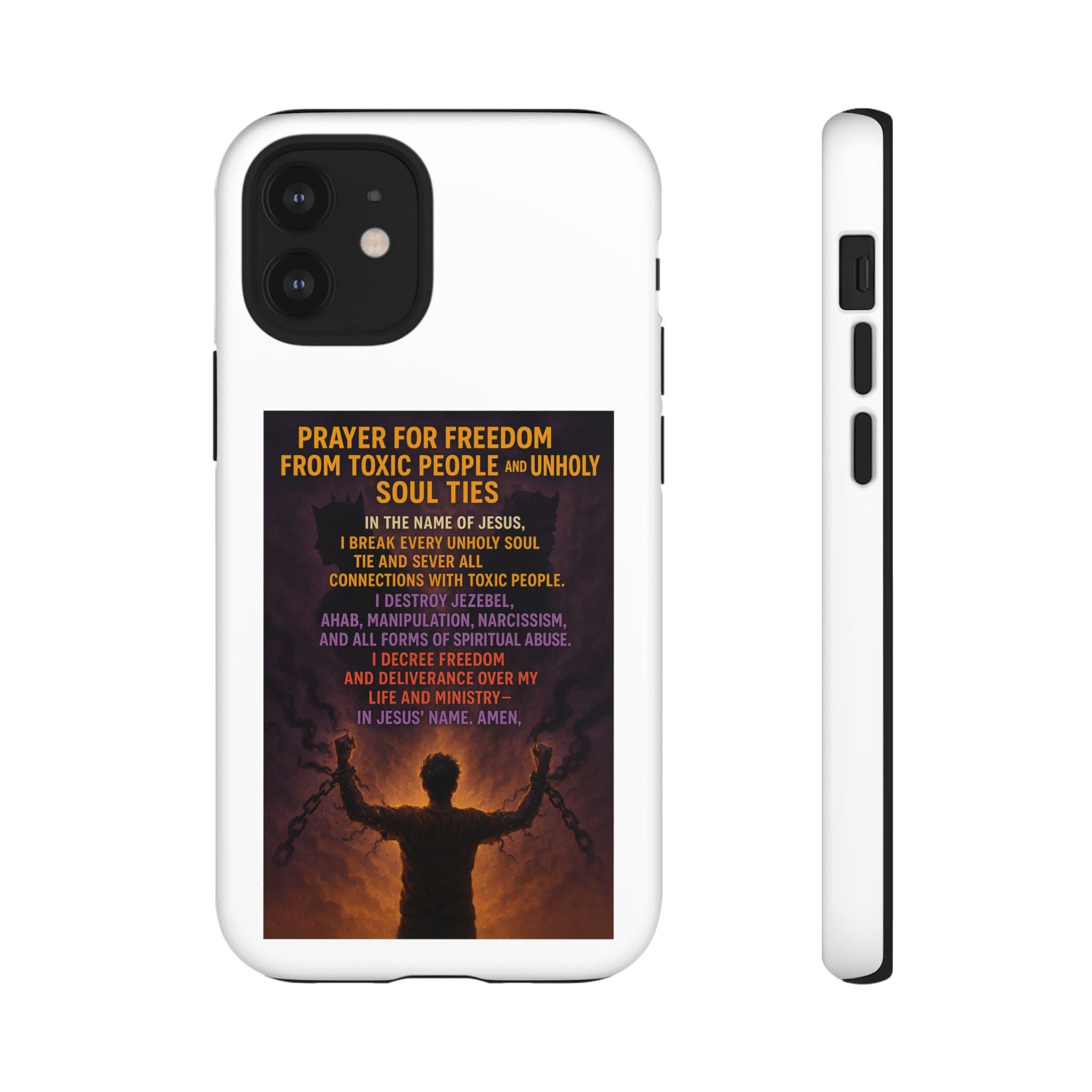 Tough Cases: Empowering Phone Case with Inspirational Prayer