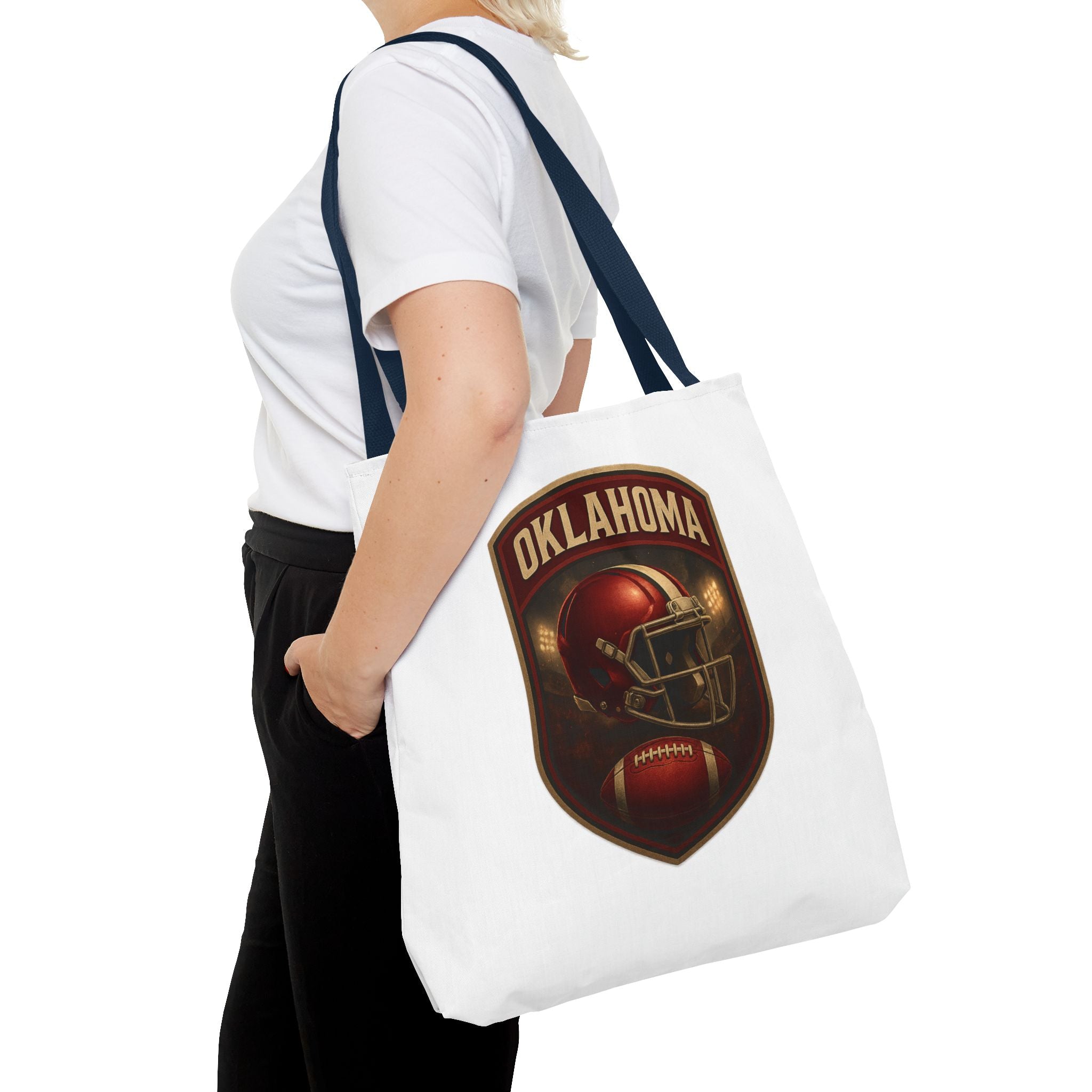 Football Themed Tote Bag, Sports Tote