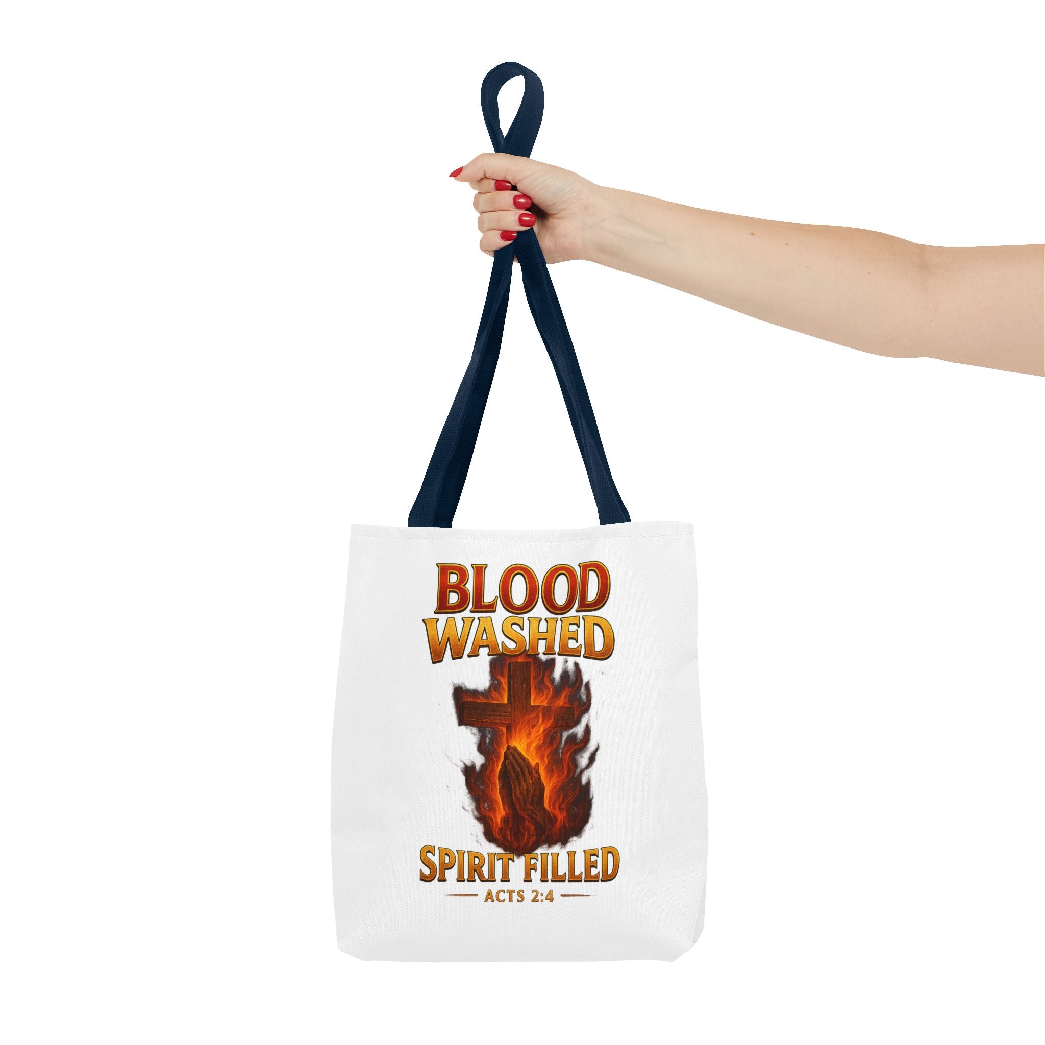 Blood Washed Spirit Filled Tote Bag