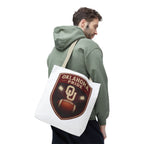 Oklahoma Pride Football Tote Bag