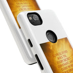 Inspirational Phone Case: Walk in Freedom and Fire