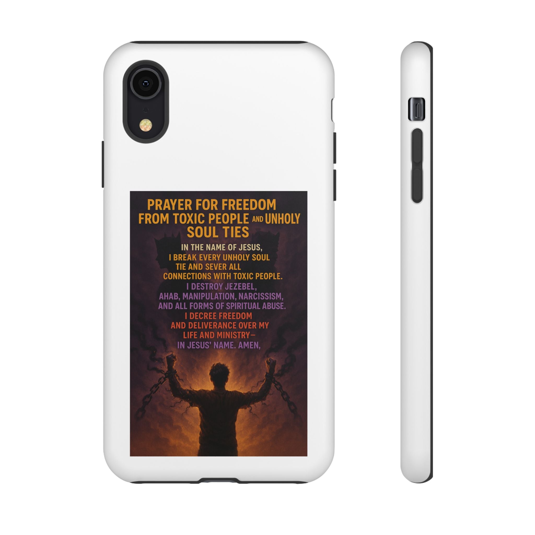 Tough Cases: Empowering Phone Case with Inspirational Prayer