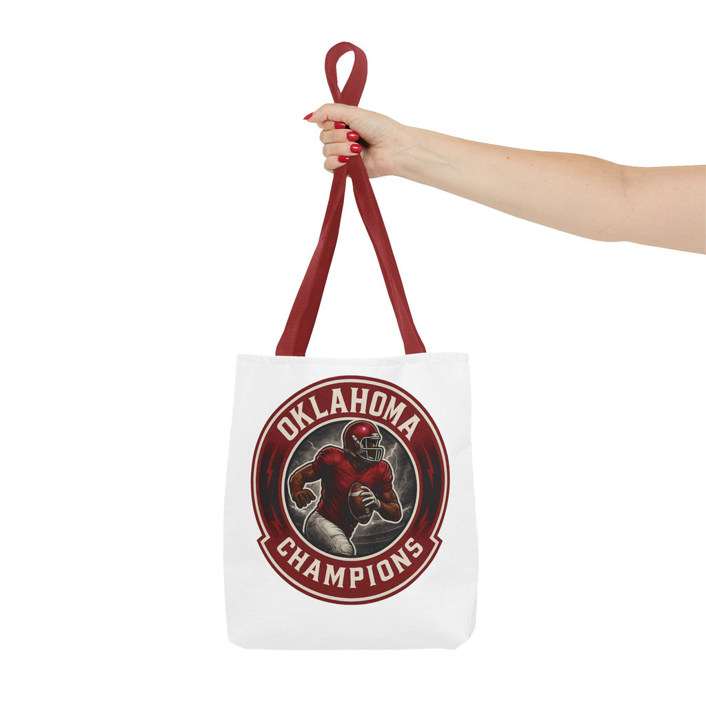 Oklahoma Champions Tote Bag, Sports Fan Tote