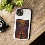 Tough Cases: Empowering Phone Case with Inspirational Prayer