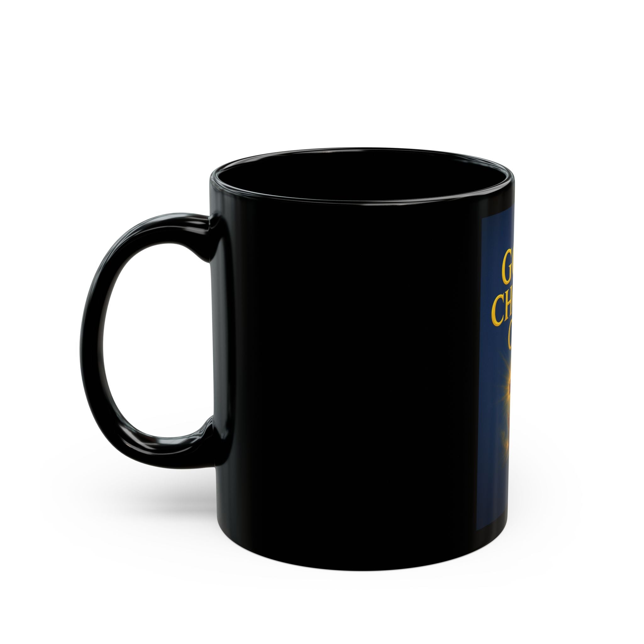God's Chosen One Black Mug