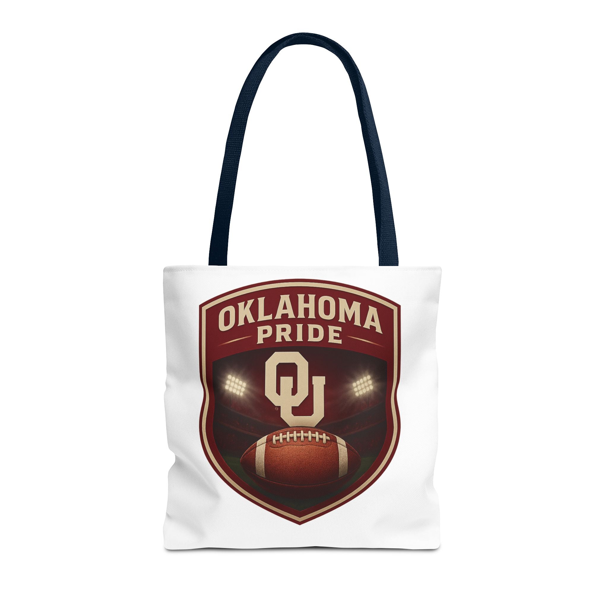 Oklahoma Pride Football Tote Bag