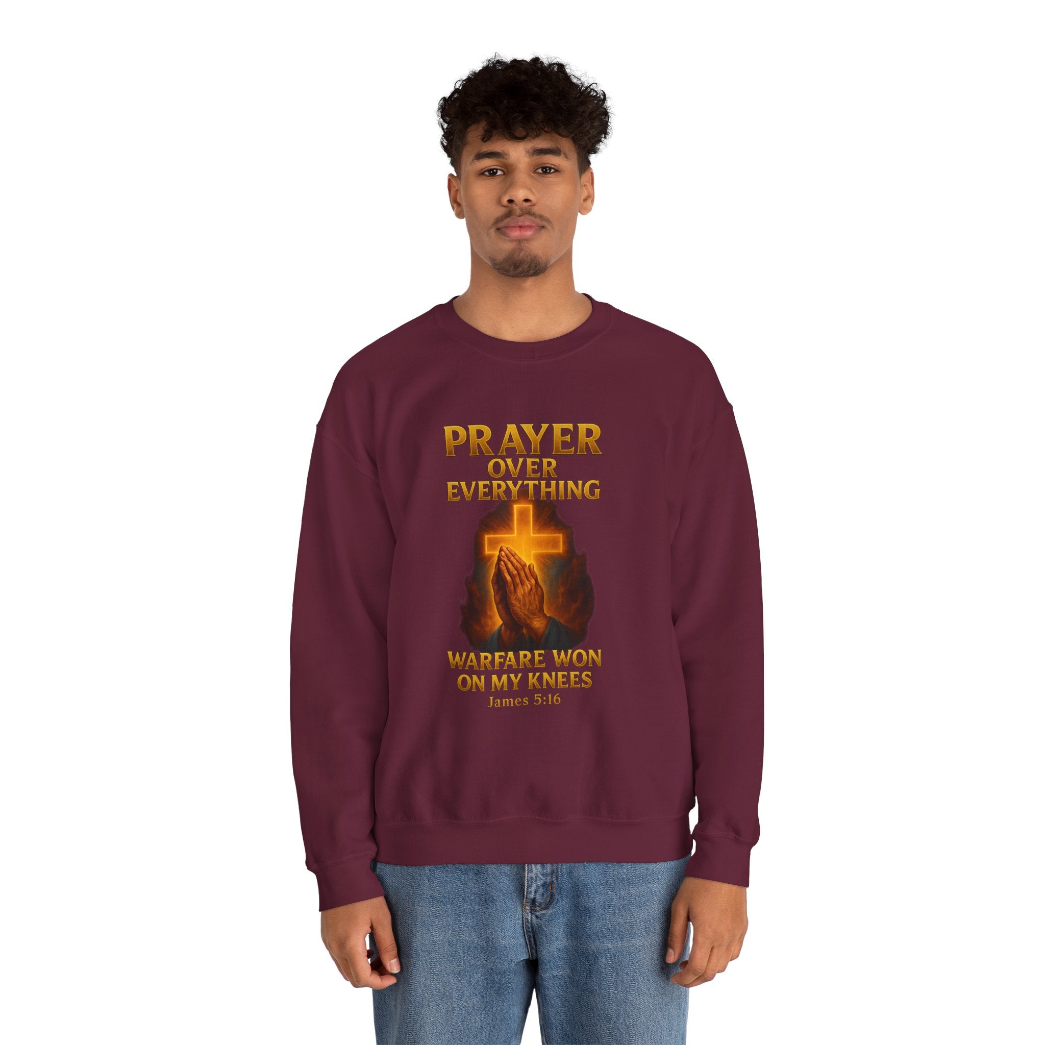 Prayer Over Everything Crewneck Sweatshirt