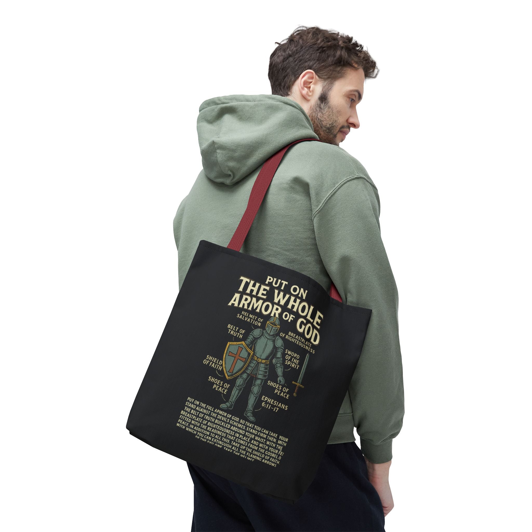 Inspirational Armor of God Tote Bag