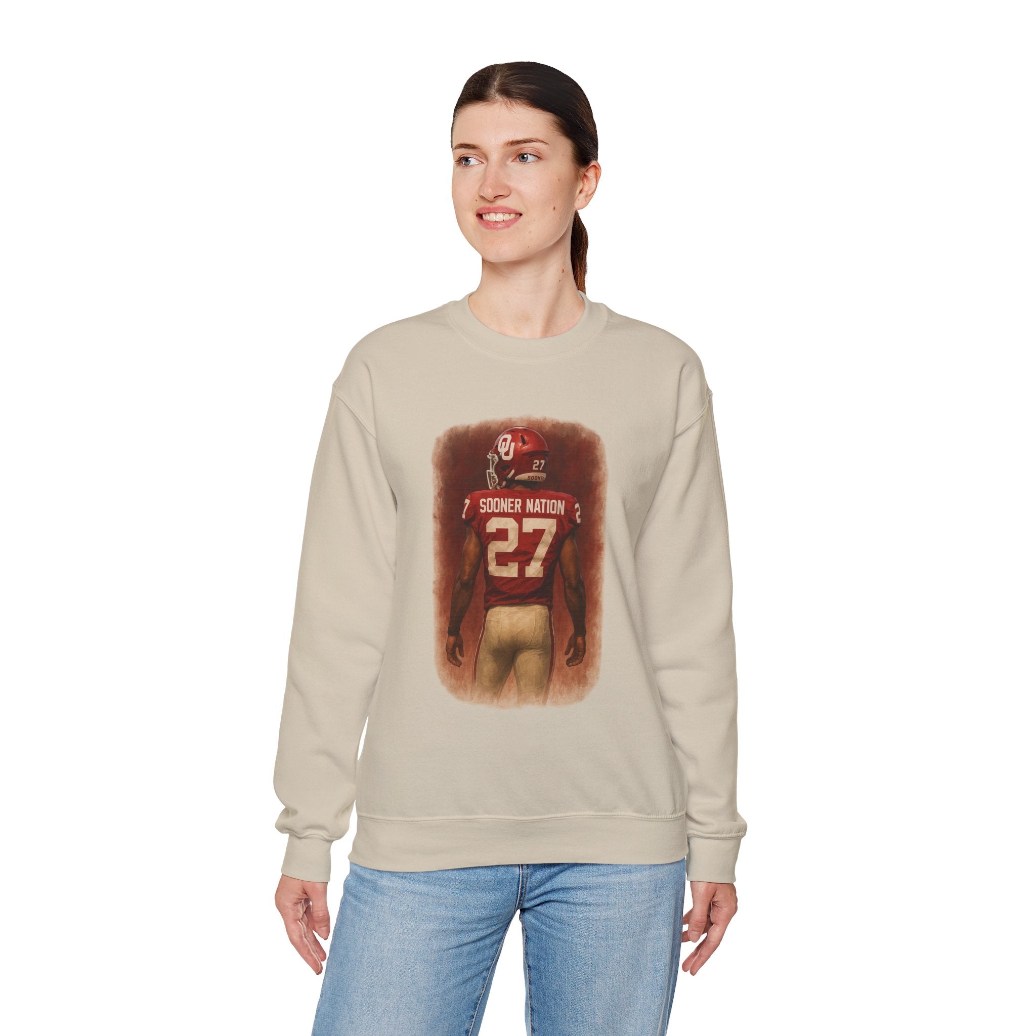 Sporty Outdoor Crewneck Sweatshirt
