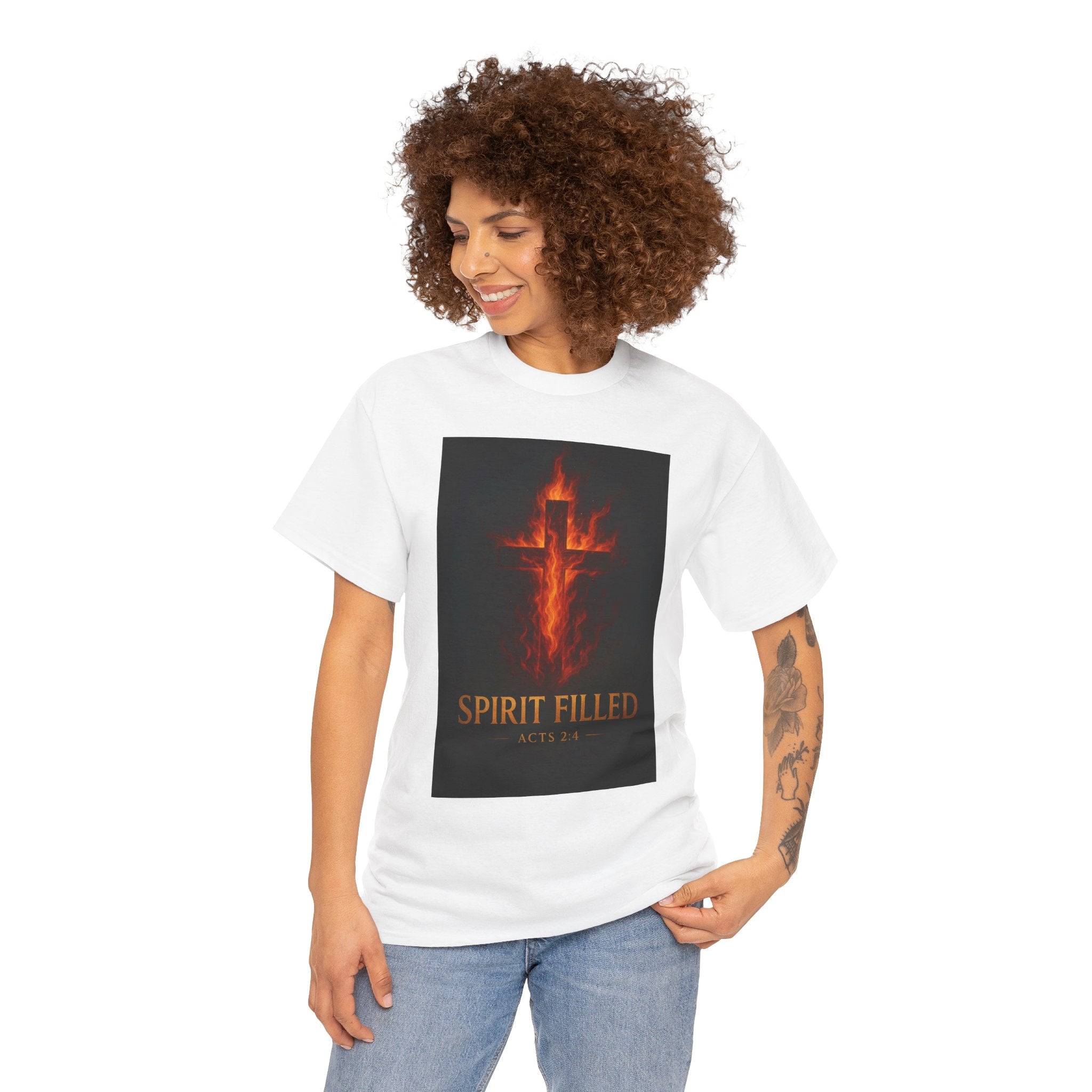 Spirit Filled Unisex Heavy Cotton Tee