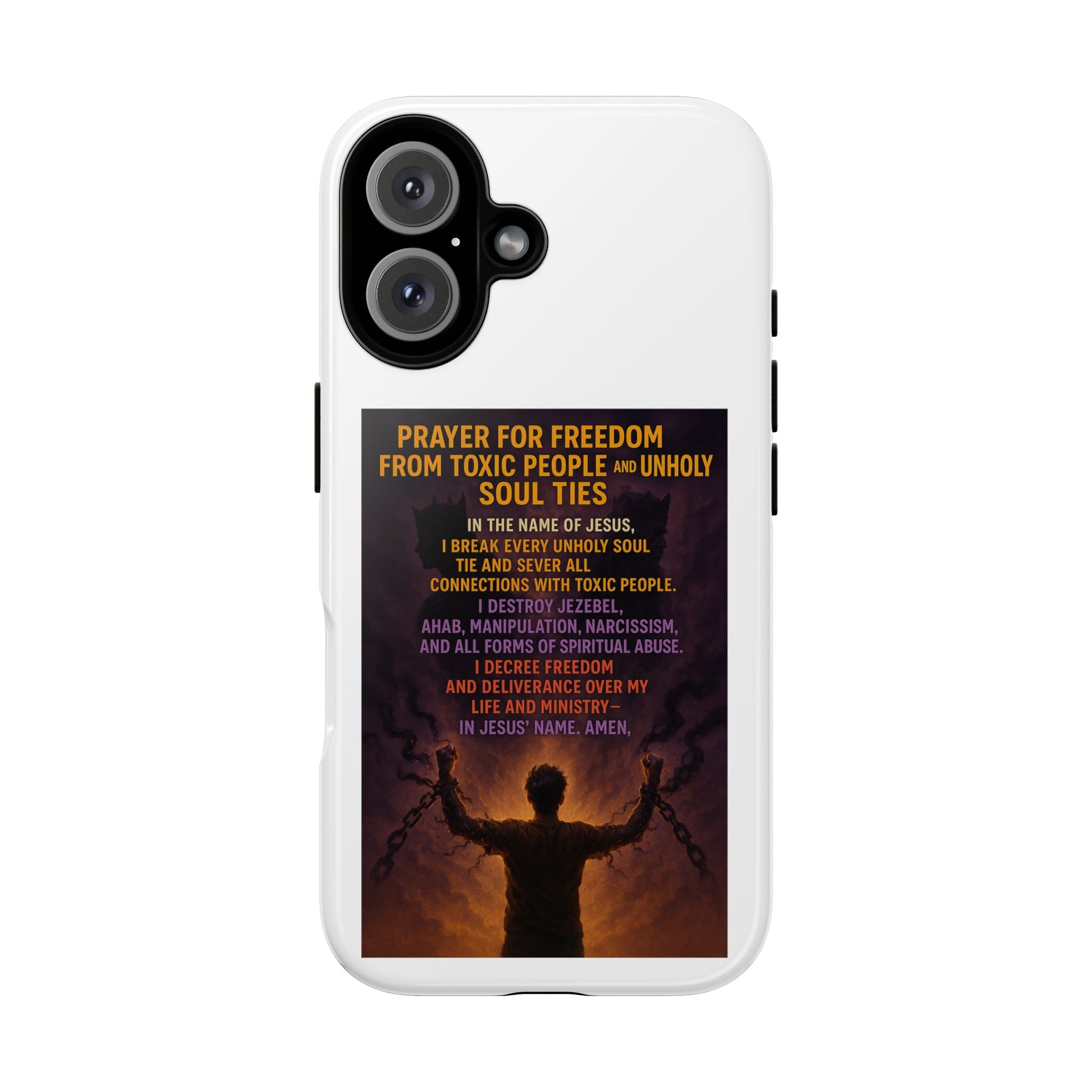 Tough Cases: Empowering Phone Case with Inspirational Prayer